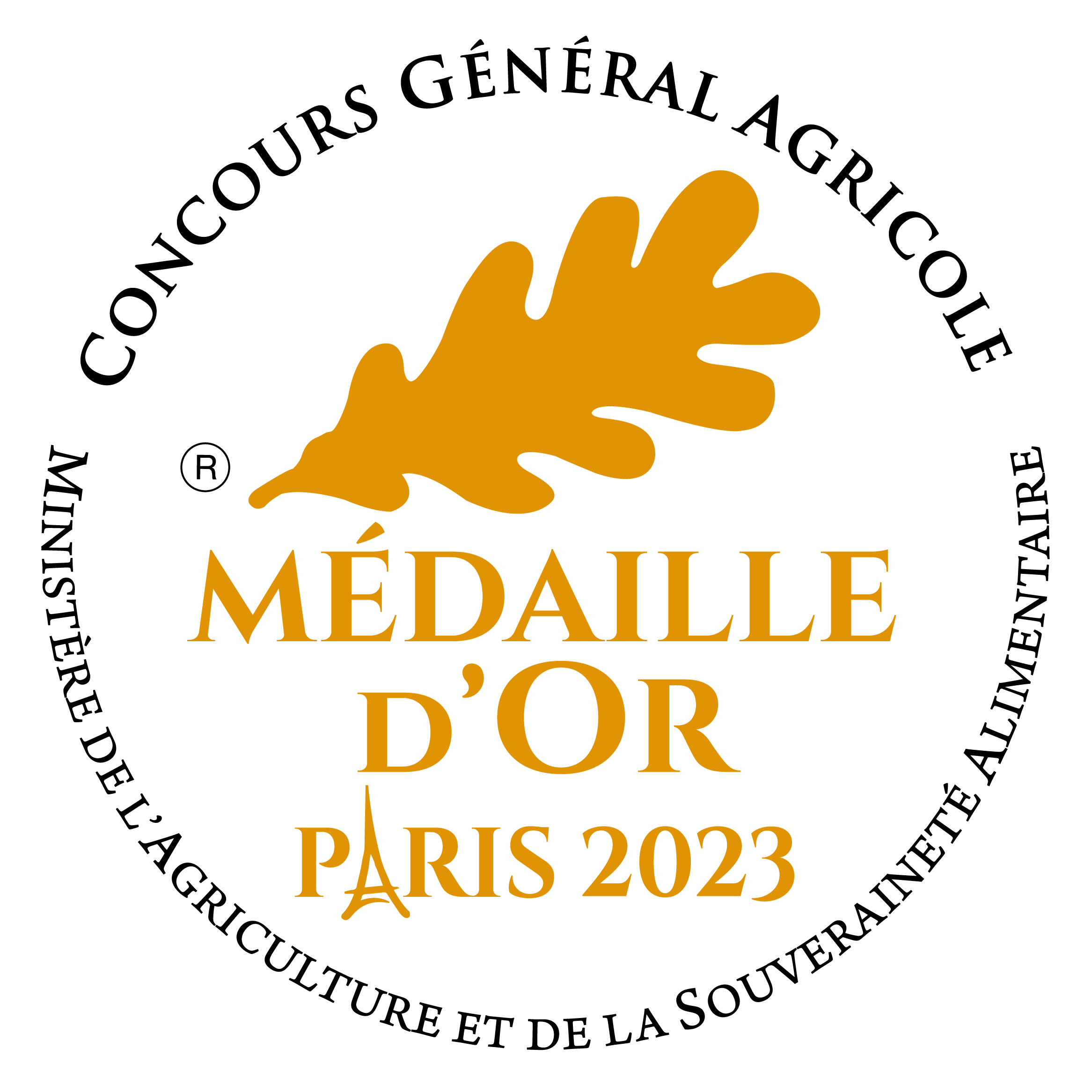 médaille d'or au concours général agricole de paris 2023 ...